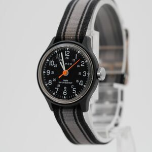 Vintage Timex Lady Camper 25mm Mechanical Manual Wind Watch - Black Case